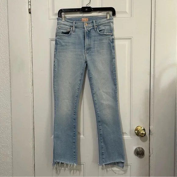 MOTHER The Insider Crop Step FrayJeans In LIMITED EDITION Size 26